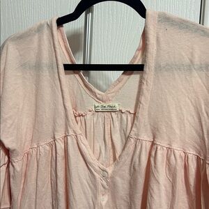 Free people by We The Free Light Pink Blouse